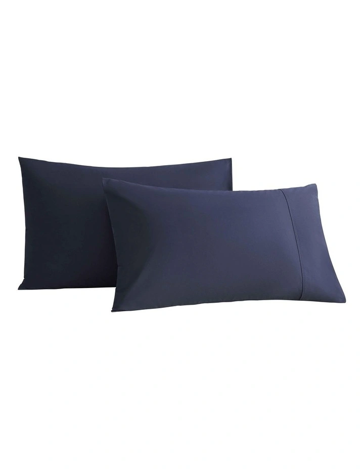 Organic Cotton Sateen 400TC Sheet Set In Midnight 3 Organic Cotton Sateen 400TC Sheet Set In Midnight - Image 3