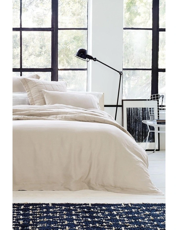 Abbotson Quilt Cover Collection In Flax 1 Abbotson Quilt Cover Collection In Flax