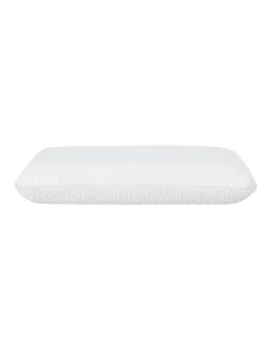Deluxe Memory Foam Travel Pillow In White