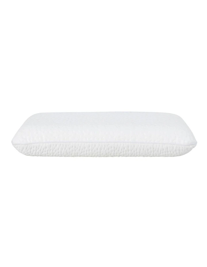 Deluxe Memory Foam Travel Pillow In White 1 Deluxe Memory Foam Travel Pillow In White