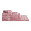 Luxury Egyptian Towel Range In Rosebud
