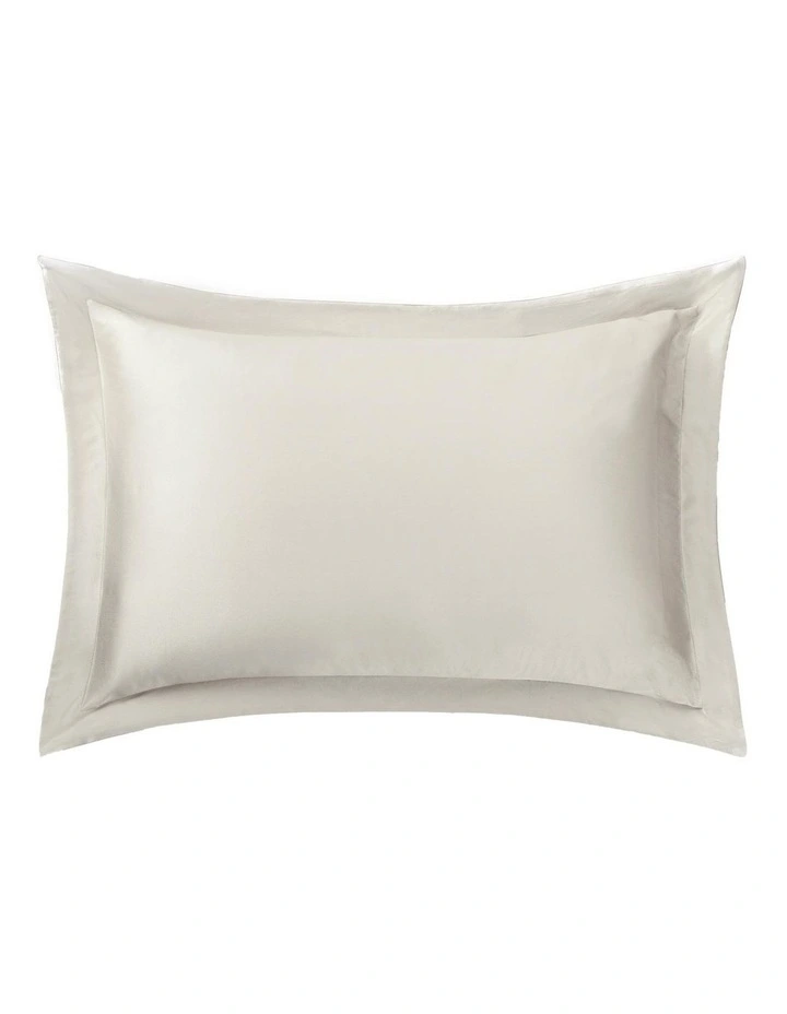 Lanham Silk Pillowcase In Sand 1 Lanham Silk Pillowcase In Sand