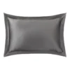 Lanham Silk Tailored Pillowcase In Flint