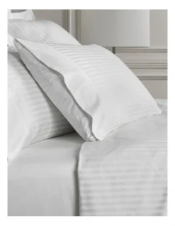 Millennia 1200TC Fitted Sheet In Snow -Sheridan 787475350 4 720x928