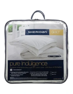 Pure Indulgence 85/15 Hungarian White Goose Down & Feather Quilt