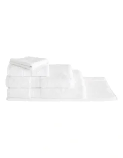 Quick Dry Luxury Towel Range In White