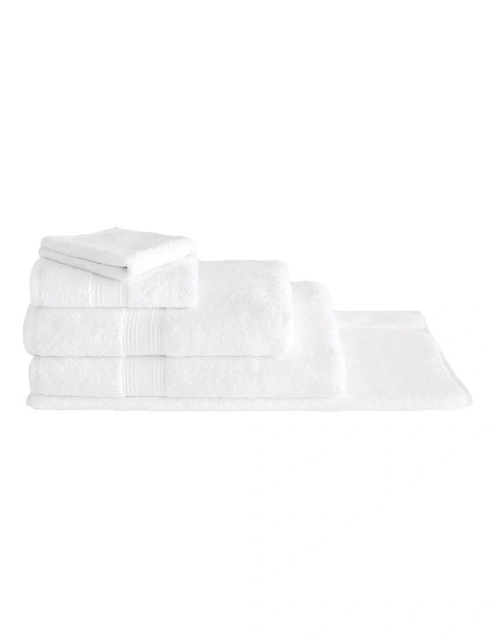 Quick Dry Luxury Towel Range In White 1 Quick Dry Luxury Towel Range In White