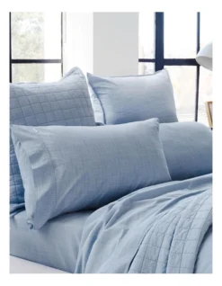 Reilly Quilt Cover Set In Chambray 5 Reilly Quilt Cover Set In Chambray -Sheridan 787485790 3 720x928