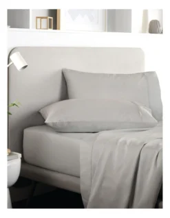 Tencel Lyocell Fibre & Cotton Sheet Set In Dove