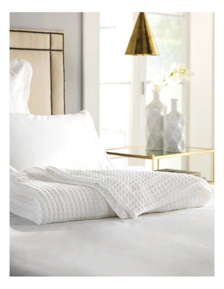Ultrasoft Cotton Blanket In Snow 1 Ultrasoft Cotton Blanket In Snow