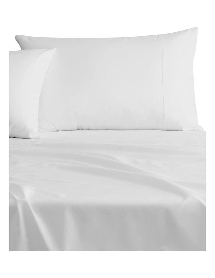 Egyptian Cotton Twill 500TC Sheet Set In Snow 2 Egyptian Cotton Twill 500TC Sheet Set In Snow - Image 2