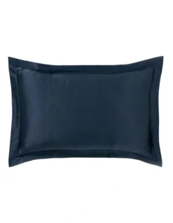 Lanham Silk Tailored Pillowcase In Midnight