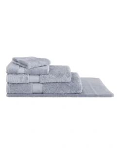 Luxury Egyptian Towel Range In Dusty Blue
