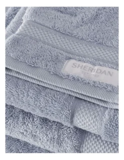 Luxury Egyptian Towel Range In Dusty Blue -Sheridan 790606810 3 720x928