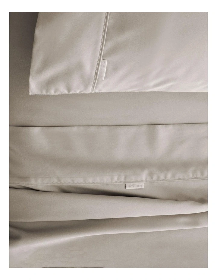 Tencel Lyocell Fibre & Cotton Sheet Set In Bone 2 Tencel Lyocell Fibre & Cotton Sheet Set In Bone - Image 2