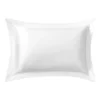 Lanham Silk Standard Pillowcase In Snow