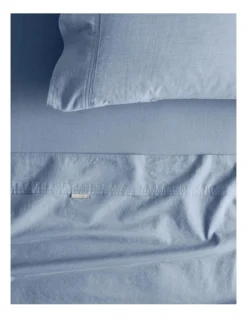 Reilly Fitted Sheet In Chambray