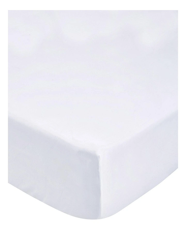 TENCEL Lyocell Fibre & Cotton Sheet Set In White 4 TENCEL Lyocell Fibre & Cotton Sheet Set In White - Image 4