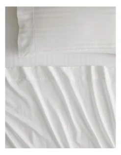 Newmark Sheet Set In White