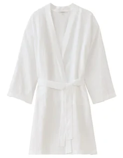 Abbotson Bath Robe In White