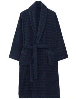 Chiswick Bath Robe In Midnight