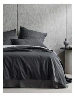 Reilly Bedcover In Grey