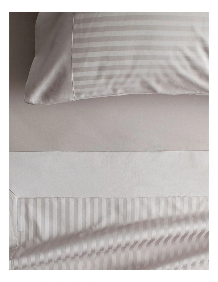 Millennia Fitted Sheet In Grey 1 Millennia Fitted Sheet In Grey