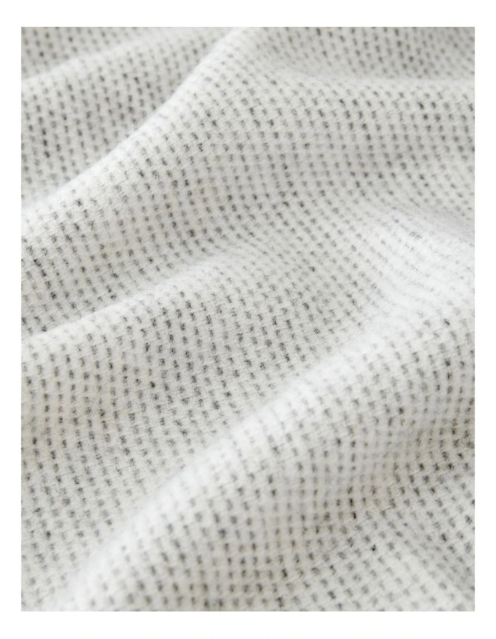 Clara Blanket In Bone 2 Clara Blanket In Bone - Image 2