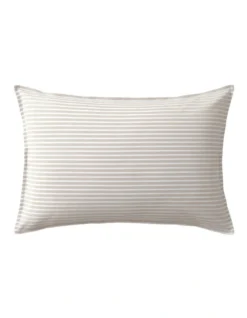 Reilly Stripe Breakfast Cushion In Dust 40cm X 60cm