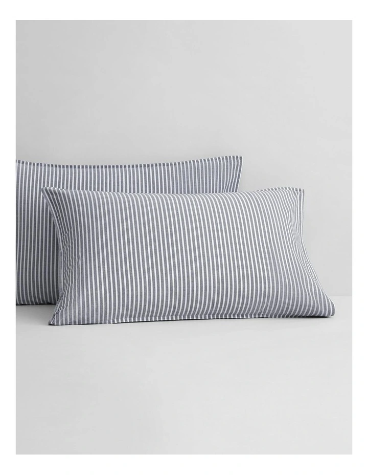 Reilly Stripe Quilt Cover Set In Atlantic 3 Reilly Stripe Quilt Cover Set In Atlantic - Image 3