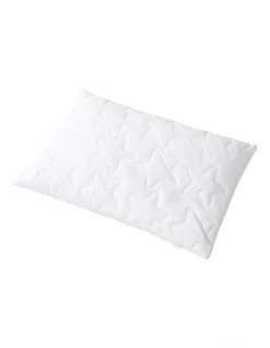 Kids Deluxe Cotton Wool Low Pillow In Snow