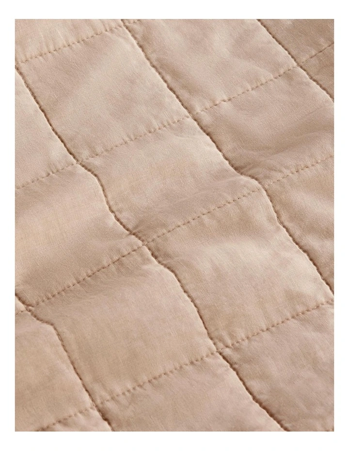 Abbotson Bedcover In Buff 2 Abbotson Bedcover In Buff - Image 2