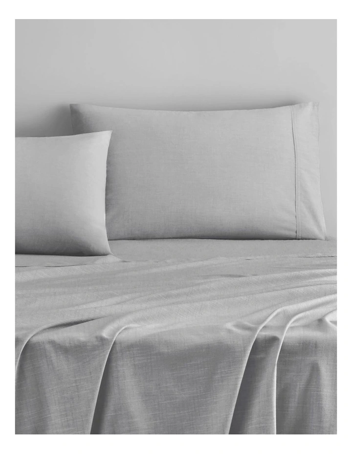 Reilly Sheet Set In Soft Grey 1 Reilly Sheet Set In Soft Grey