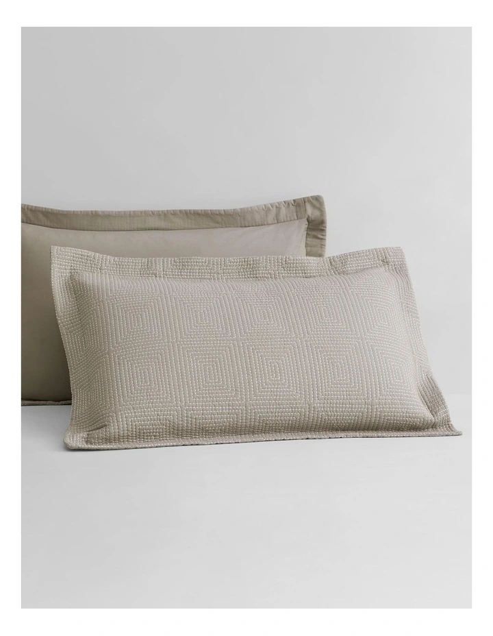 Beechwood Tailored Sham In Dust 1 Beechwood Tailored Sham In Dust