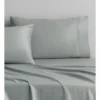 Egyptian Cotton 500tc Twill Pillowcase Pair In Tidal