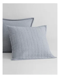 Reilly Stripe European Sham In Atlantic