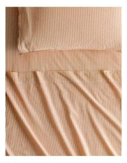 Reilly Stripe Sheet Set In Marmalade