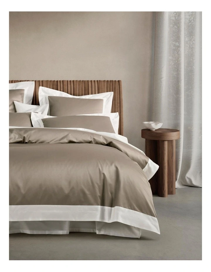 Estrel Lux Tailored European Pillowcase In Dust 2 Estrel Lux Tailored European Pillowcase In Dust - Image 2