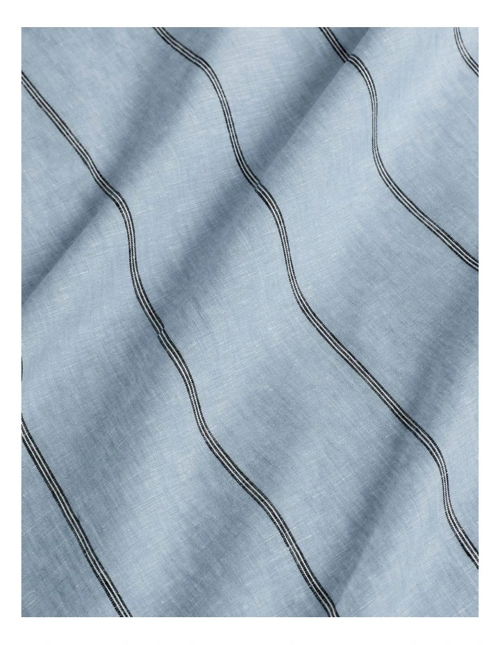 Abbotson Stripe Tailored Pillowcase Pair In Spa 3 Abbotson Stripe Tailored Pillowcase Pair In Spa - Image 3