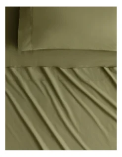 Byren Percale Sheet Set In Aloe