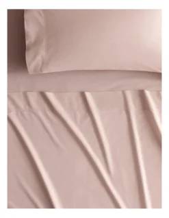 Byren Percale Sheet Set In Lychee