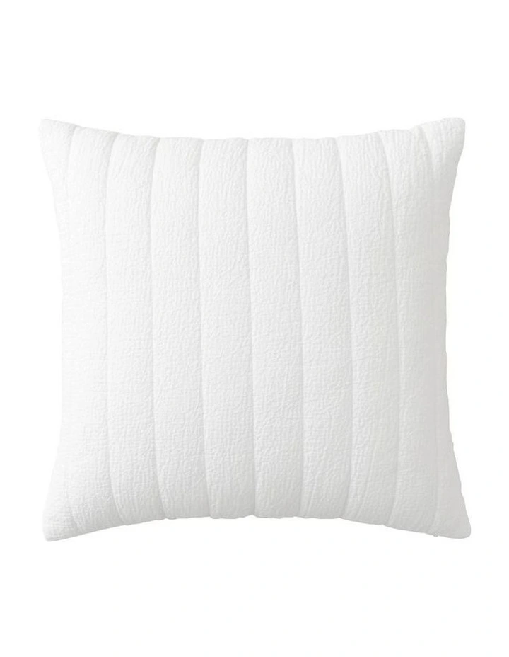 Walshe Square Cushion 45x45cm In White 1 Walshe Square Cushion 45x45cm In White