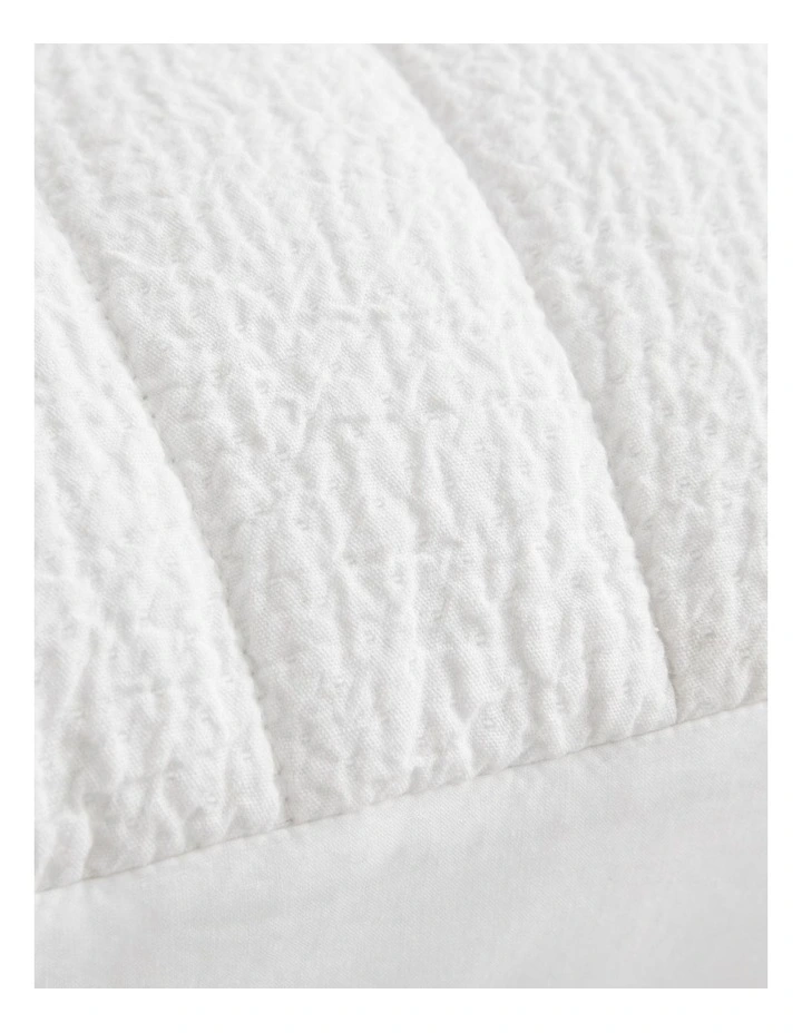 Walshe Square Cushion 45x45cm In White 3 Walshe Square Cushion 45x45cm In White - Image 3