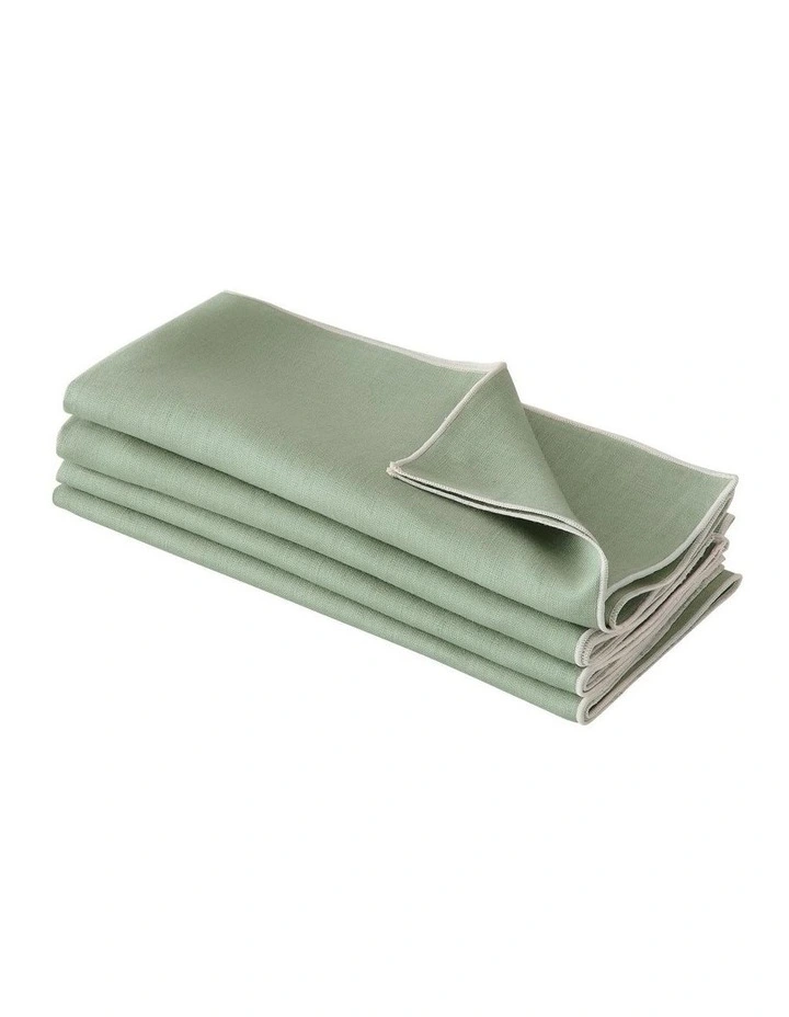Abbotson Napkin Set Of 4 In Cactus 3 Abbotson Napkin Set Of 4 In Cactus - Image 3