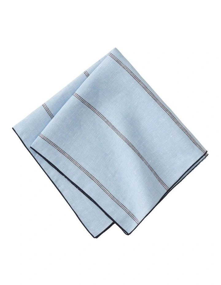Abbotson Napkin Set Of 4 In Stripe Spa 1 Abbotson Napkin Set Of 4 In Stripe Spa