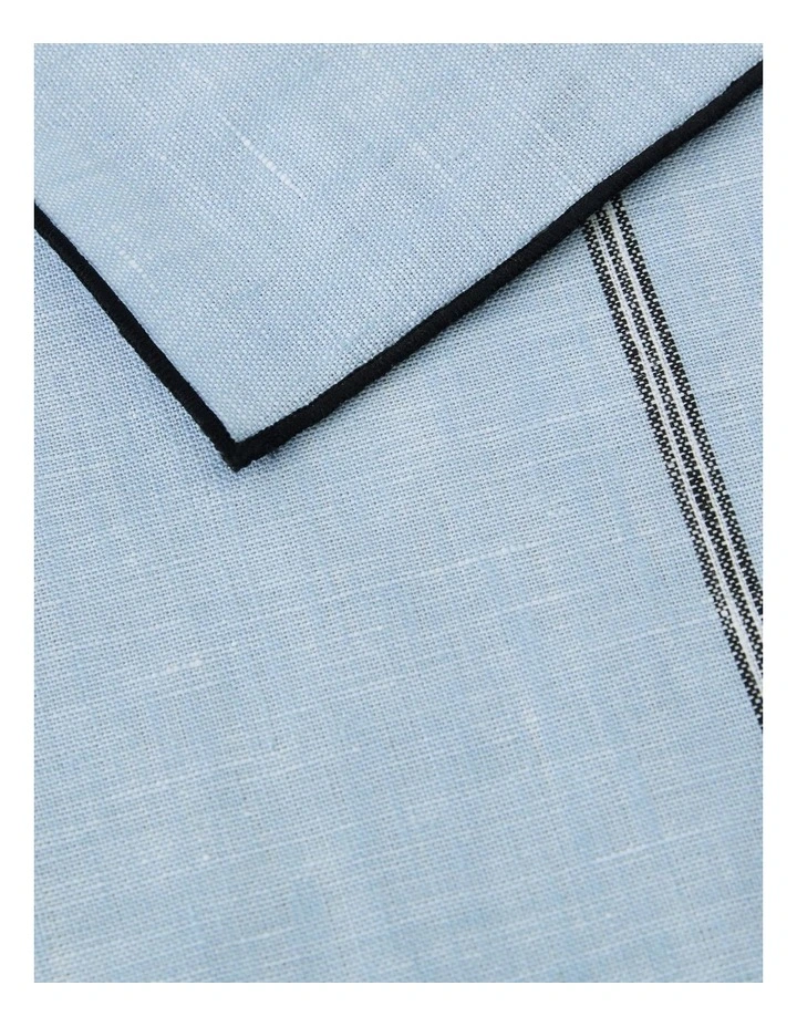 Abbotson Stripe Tablecloth In Spa 3 Abbotson Stripe Tablecloth In Spa - Image 3