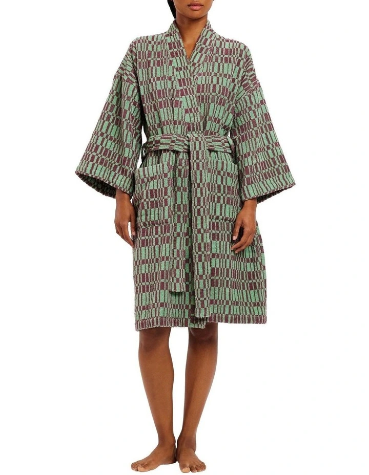 Anthe Bathrobe In Snow Pea 1 Anthe Bathrobe In Snow Pea