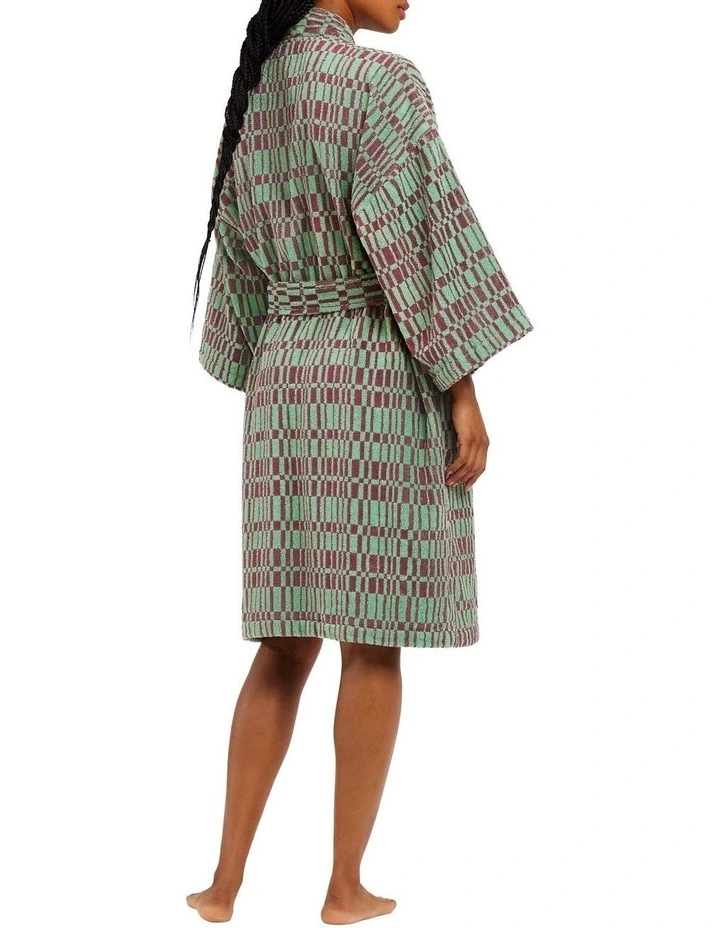 Anthe Bathrobe In Snow Pea 2 Anthe Bathrobe In Snow Pea - Image 2