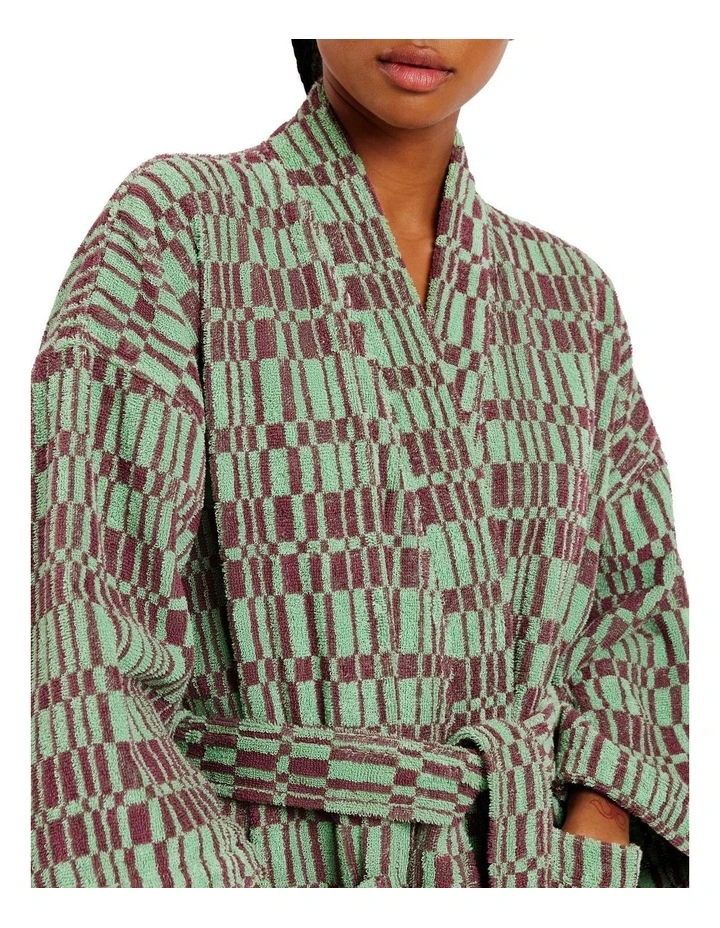 Anthe Bathrobe In Snow Pea 4 Anthe Bathrobe In Snow Pea - Image 4