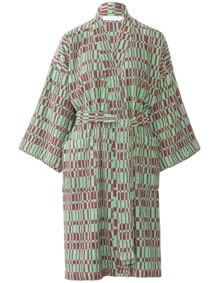 Anthe Bathrobe In Snow Pea 5 Anthe Bathrobe In Snow Pea - Image 5